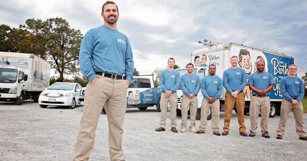 The Brothers That Just Do Gutters Franchise awards a 4-Pack in Denver!