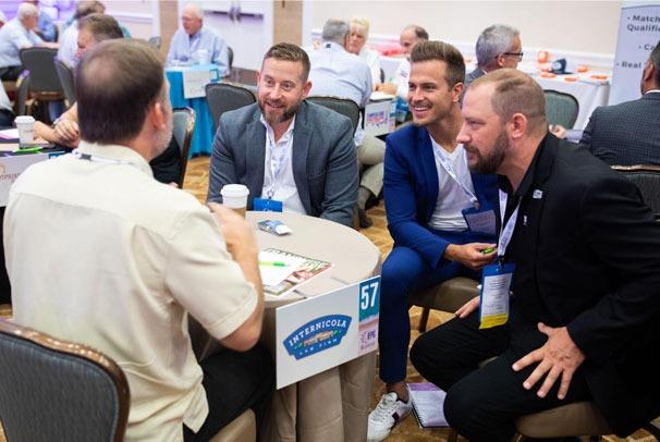 Franchise professionals speed network to learn about new franchise brands and concepts